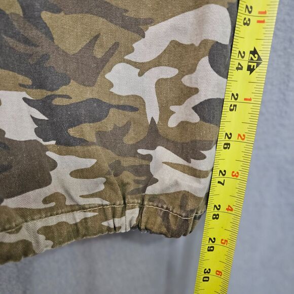 Camo Cargo Plus Size Joggers Women's 18 Full Legnth Grunge Camper 100% Cotton - Picture 7 of 8